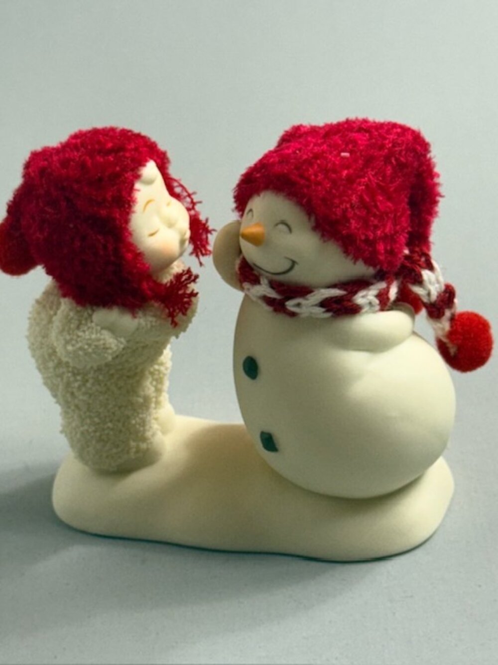 Vintage Snowbabies Department 56 Christmas Figurine Snowman You're Man For Me